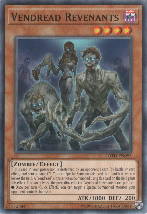 Vendread Revenants (COTD-EN083) Near Mint Unlimited - Common