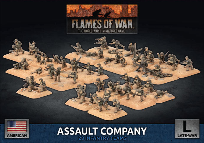 Flames of War: WWII: USA (UBX86) - Assault Company (Late)