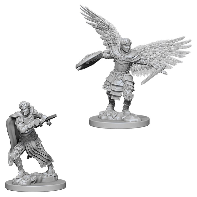 D&D: Nolzur's Marvelous Miniatures - Male Aasimar Fighter  W6