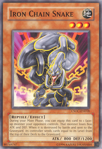 Iron Chain Snake (CSOC-EN018) Common - Near Mint Unlimited