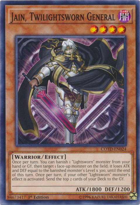 Jain, Twilightsworn General (COTD-EN024) Near Mint 1st Edition - Common