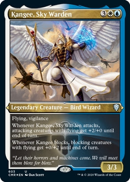 Kangee, Sky Warden [#603 Etched Foil] (CMR-U)