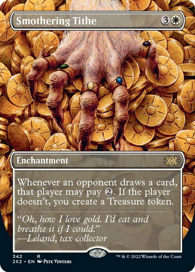 Smothering Tithe [#342 Alternate-Art Borderless] (2X2-R)