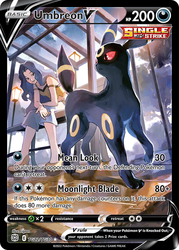 Umbreon V - TG22/TG30 (SWSH09:TG) Ultra Rare - Near Mint Holofoil