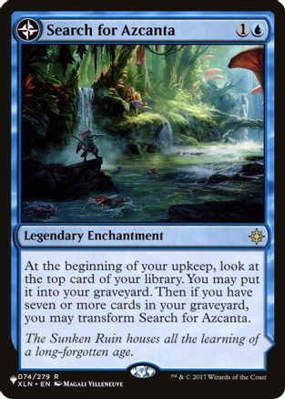 Search for Azcanta // Azcanta, the Sunken Ruin (XLN-R-LIST)