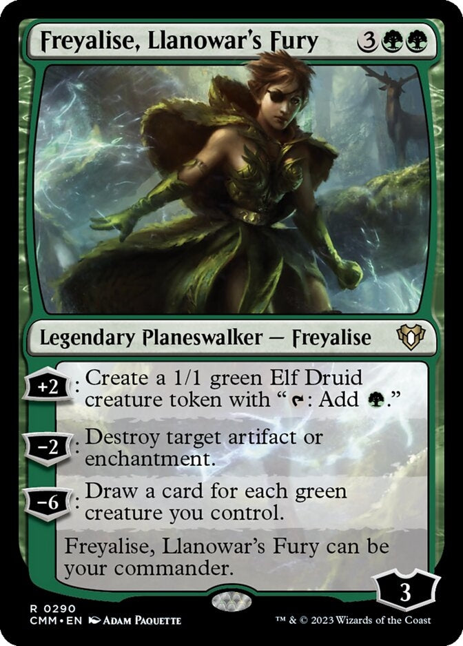 Freyalise, Llanowar's Fury [#0290] (CMM-R)