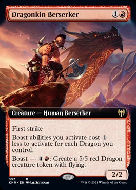 Dragonkin Berserker [Extended Art #357] (KHM-R)