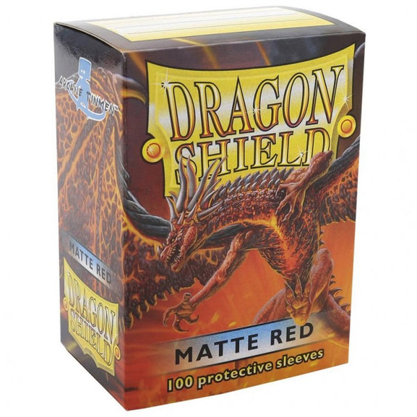 Dragon Shield: Standard - Matte: Red 100 Count