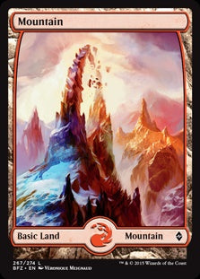 Mountain  [#267 Full Art] (BFZ-C)