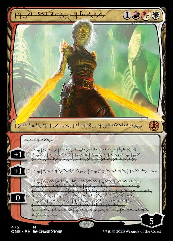 Nahiri, the Unforgiving [#472 Phyrexian Compleat FOIL] (ONE-M)