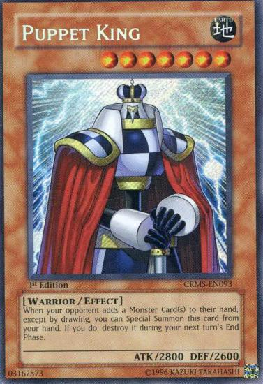 Puppet King (CRMS-EN093) Secret Rare - Near Mint 1st Edition