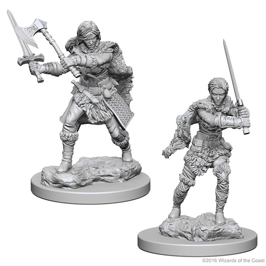 D&D: Nolzur's Marvelous Miniatures - Human Female Barbarian (72644)