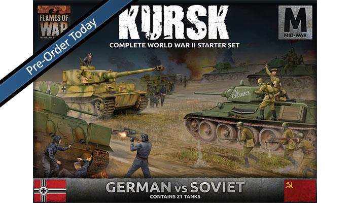 Flames of War: WWII: Starter Set (FWBX14) - Kursk: German vs Soviet (Late)