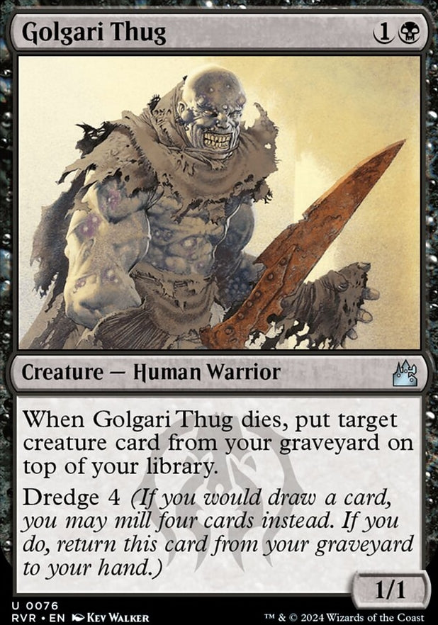 Golgari Thug [#0076] (RVR-U)