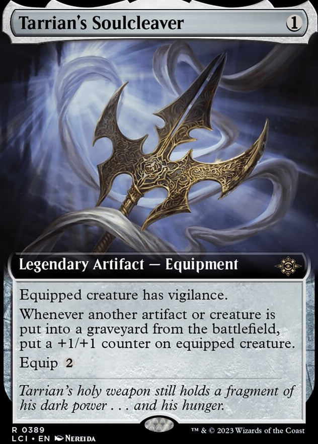 Tarrian's Soulcleaver [#0389 Extended Art] (LCI-R)
