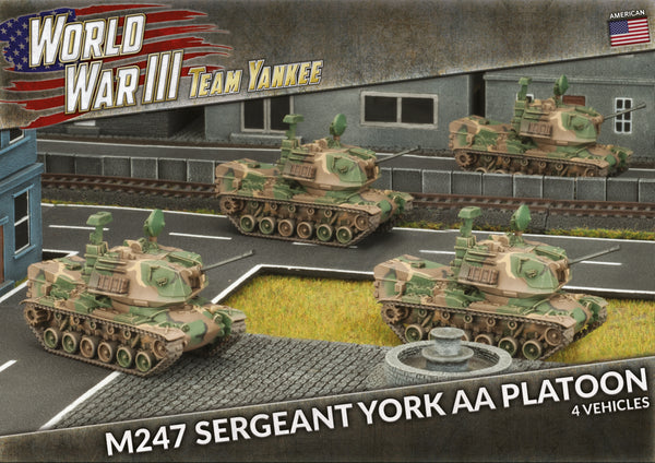 Flames of War: Team Yankee WW3: USA (TUBX10) - M247 Sergeant York AA Platoon