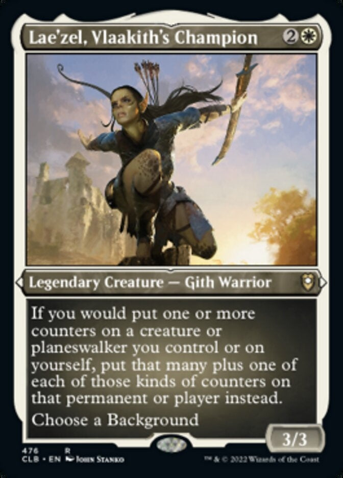 Lae'zel, Vlaakith's Champion [#476 Etched Foil] (CLB-R)