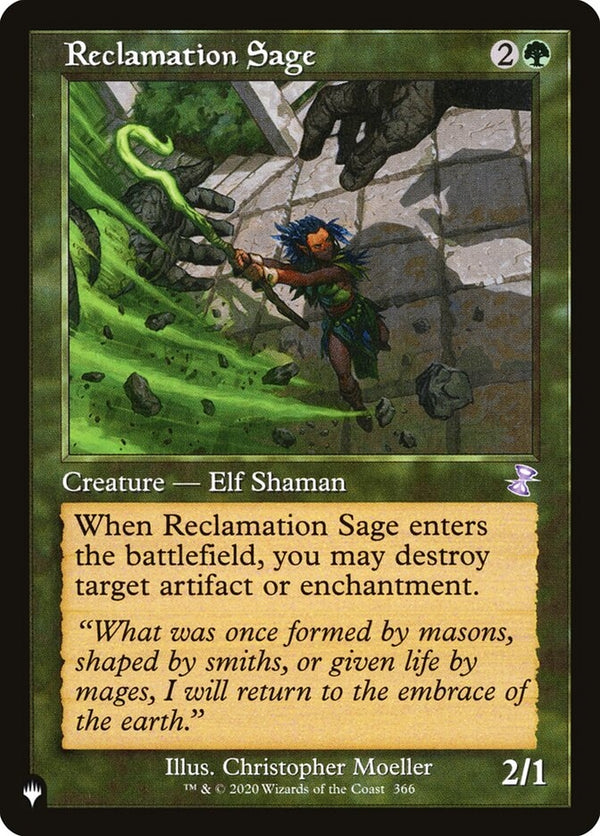 Reclamation Sage (TSR-R-LIST)