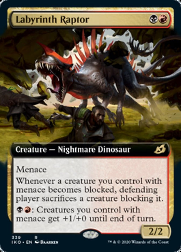 Labyrinth Raptor [#339 Extended Art] (IKO-R)