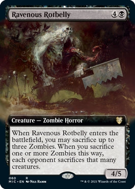 Ravenous Rotbelly [#060 Extended Art] (MIC-R)