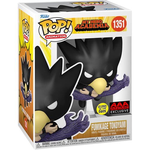 POP Figure: My Hero Academia #1351- Fumikage Tokoyami (Glow) (AAA)