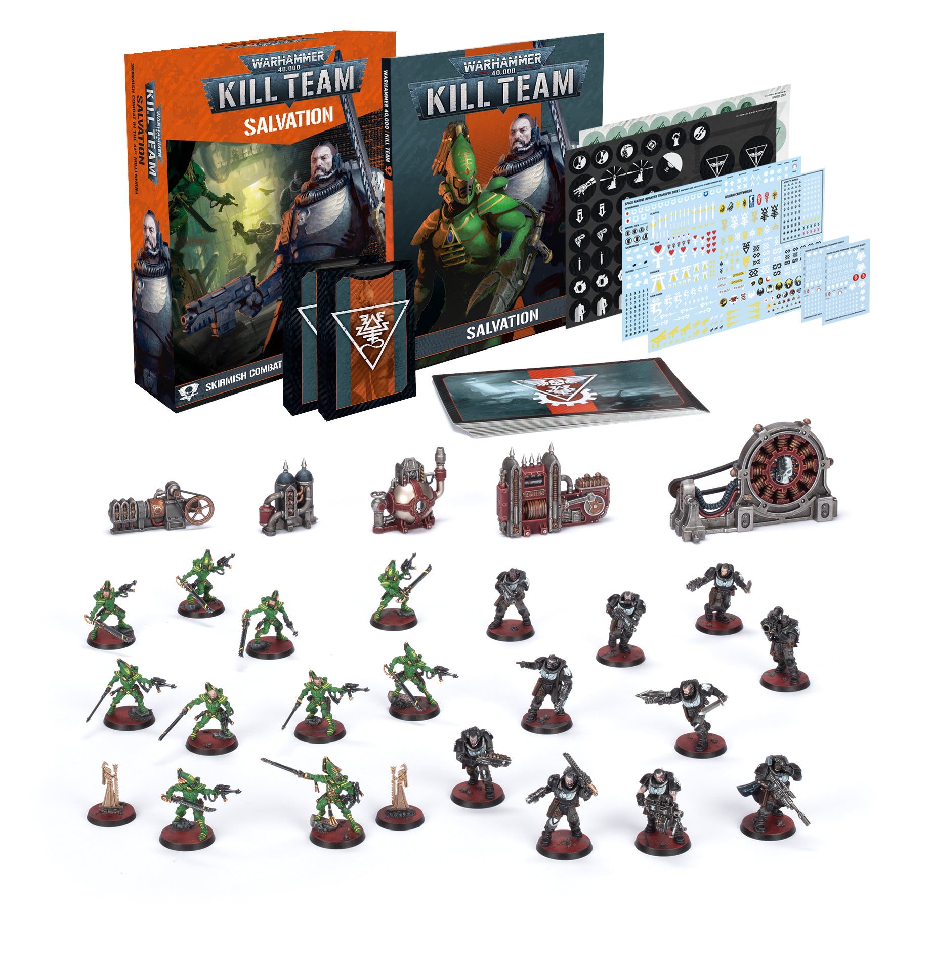 40K Kill Team: Expansion Set - Salvation (2-Player) (2024 Jan: Aeldari vs Aduptus Astartes) (OOP)