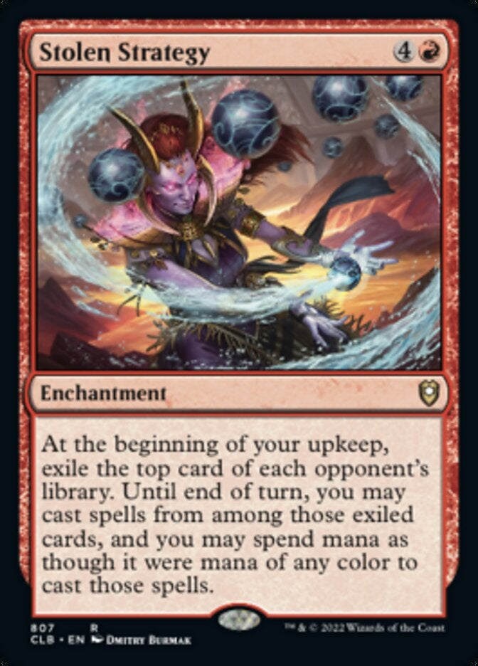 Stolen Strategy [#807 Commander Decks] (CLB-R)