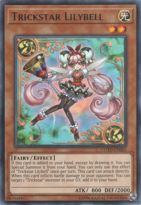 Trickstar Lilybell (COTD-EN006) Near Mint Unlimited - Rare