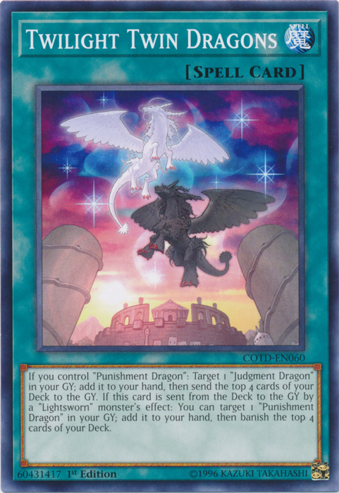 Twilight Twin Dragons (COTD-EN060) Near Mint 1st Edition - Common