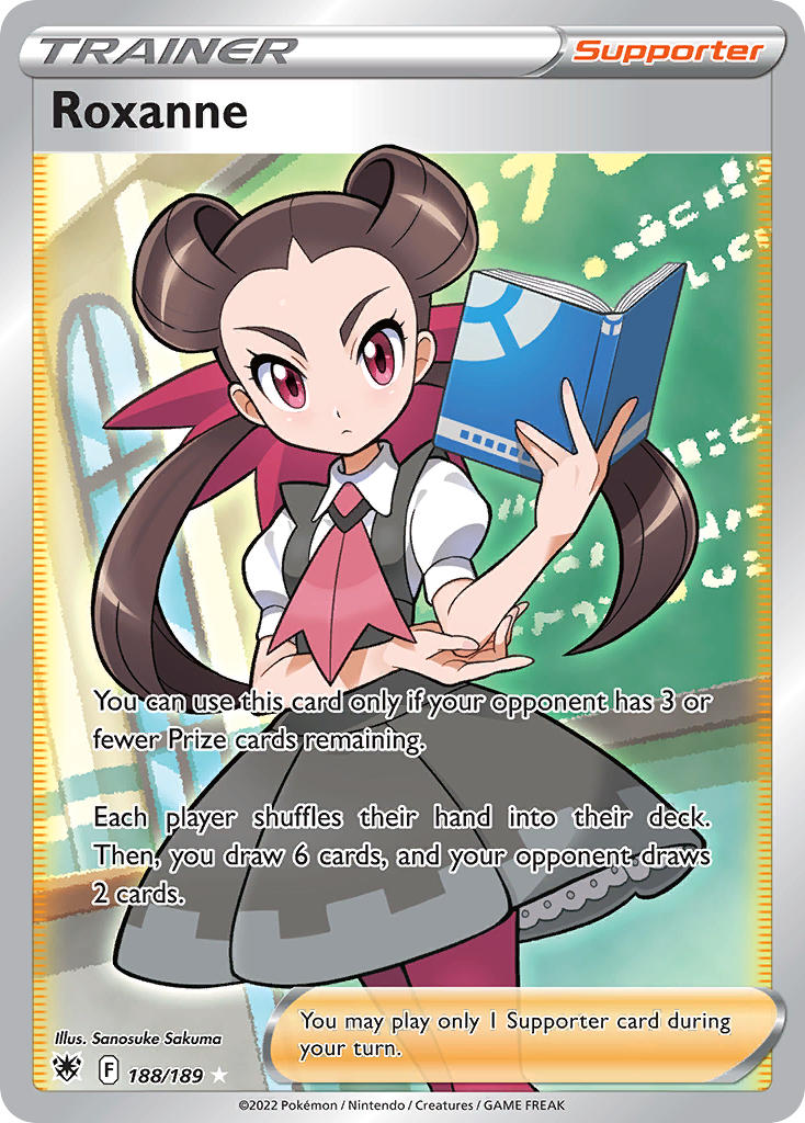 Roxanne (Full Art) - 188/189 (SWSH10) Ultra Rare - Near Mint Holofoil