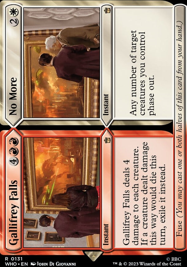 Gallifrey Falls // No More [#0131 New Cards] (WHO-R)