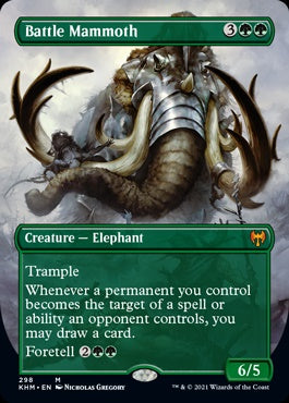 Battle Mammoth [Alternate-Art Borderless #298] (KHM-M)