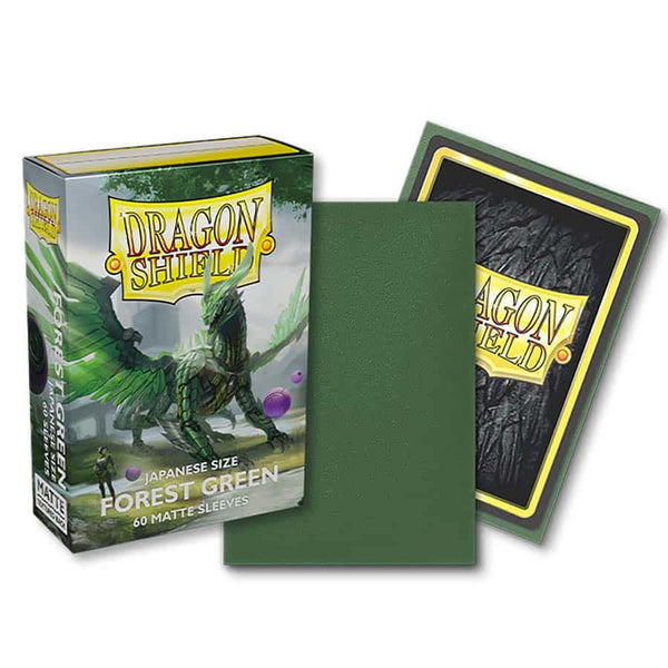 Dragon Shield: Mini - Matte: Forest Green 60 Count