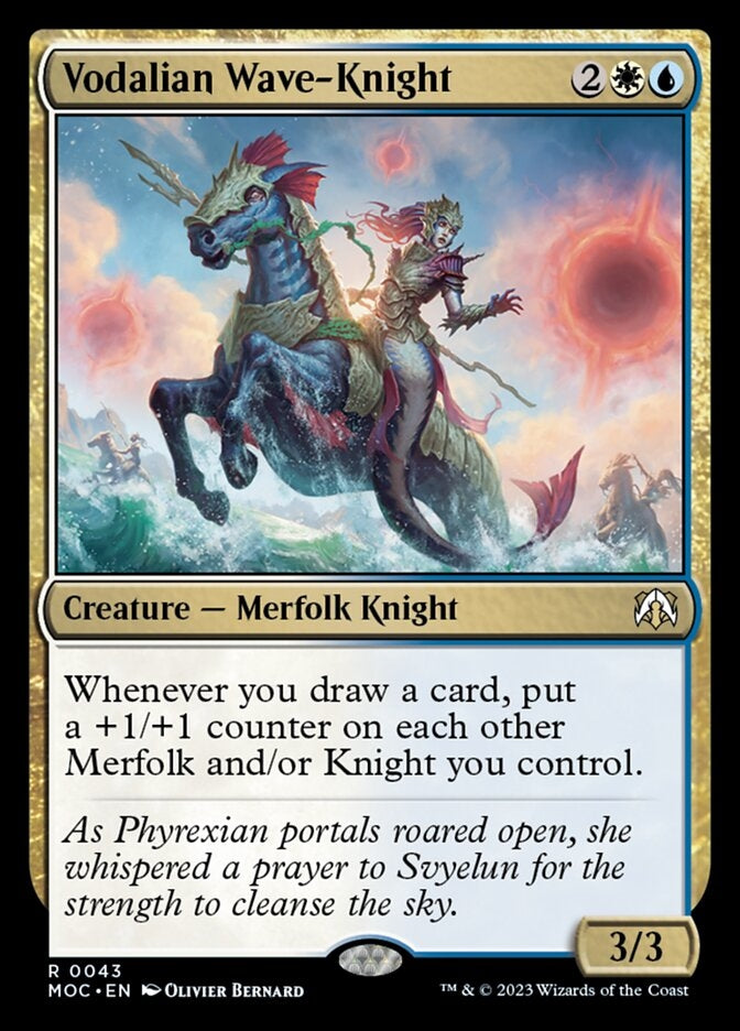 Vodalian Wave-Knight [#0043] (MOC-R)