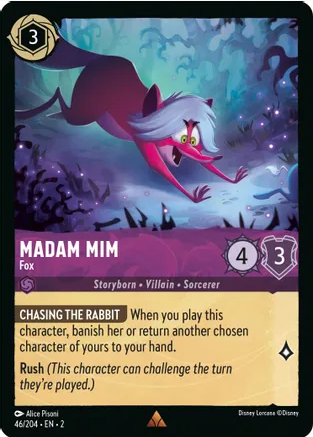 Madam Mim - Fox (Rise of the Floodborn 46/204) Rare - Near Mint