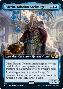 Barrin, Tolarian Archmage [#348 Extended Art] (M21-R)