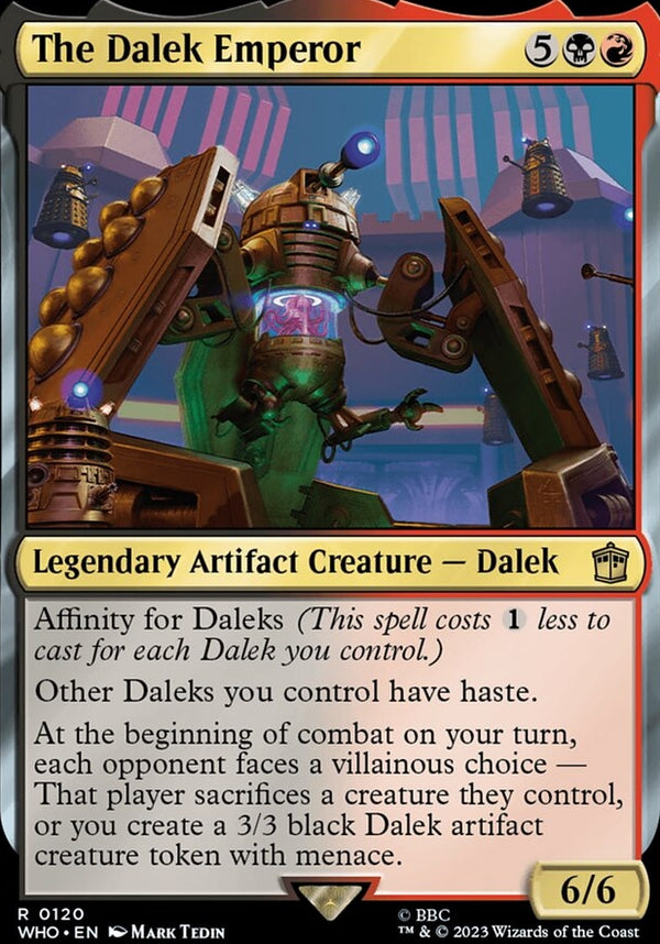 The Dalek Emperor [#0120 New Cards] (WHO-R)