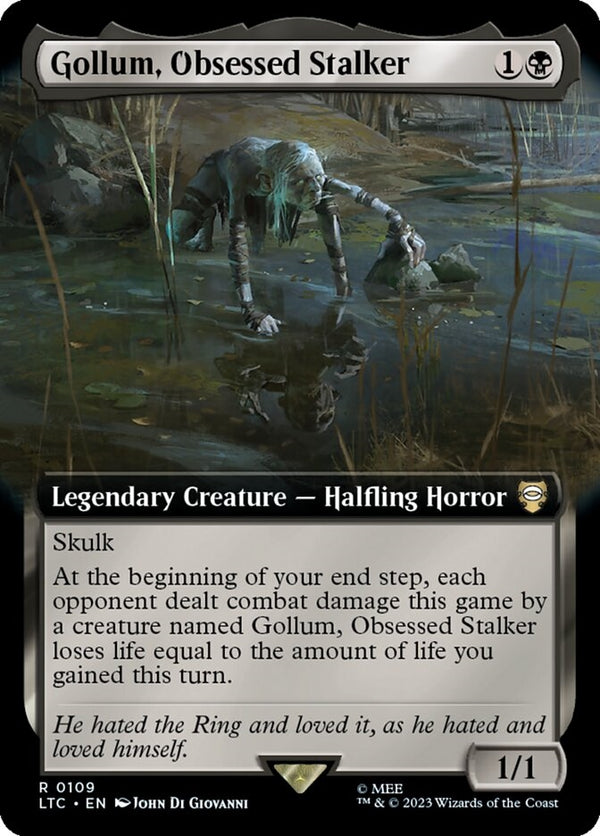 Gollum, Obsessed Stalker [#0109 Extended Art] (LTC-R)