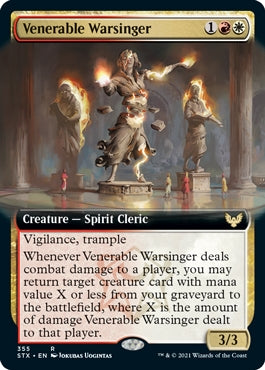 Venerable Warsinger [#355 Extended Art] (STX-R)