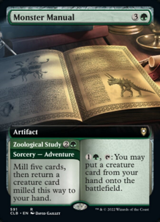 Monster Manual // Zoological Study [#591 Extended Art] (CLB-R)