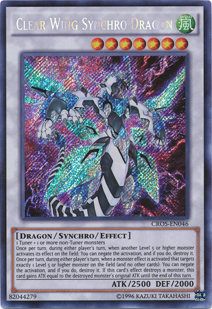 Clear Wing Synchro Dragon (CROS-EN046) Secret Rare - Near Mint Unlimited