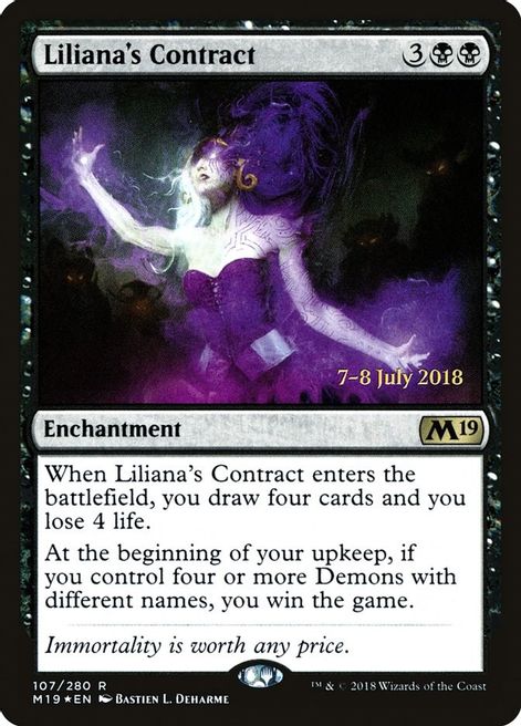 Liliana's Contract (M19-R-PRE)