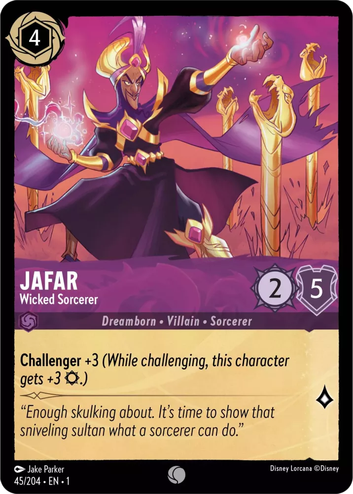 Jafar - Wicked Sorcerer (The First Chapter 45/204) Common - Near Mint