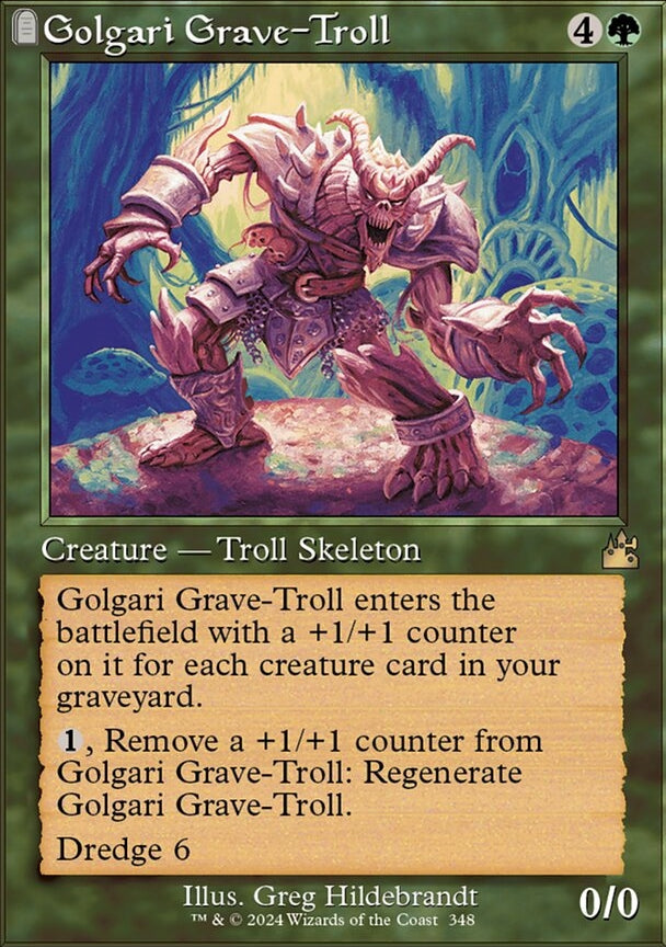 Golgari Grave-Troll [#0348 Retro Frame] (RVR-R)