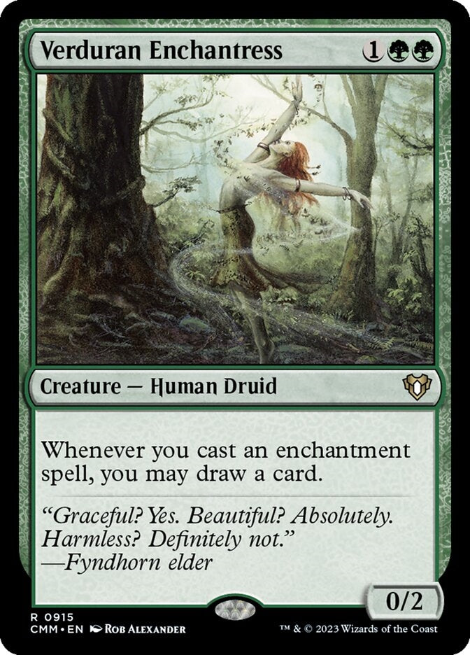 Verduran Enchantress [#0915 Reprints] (CMM-R)