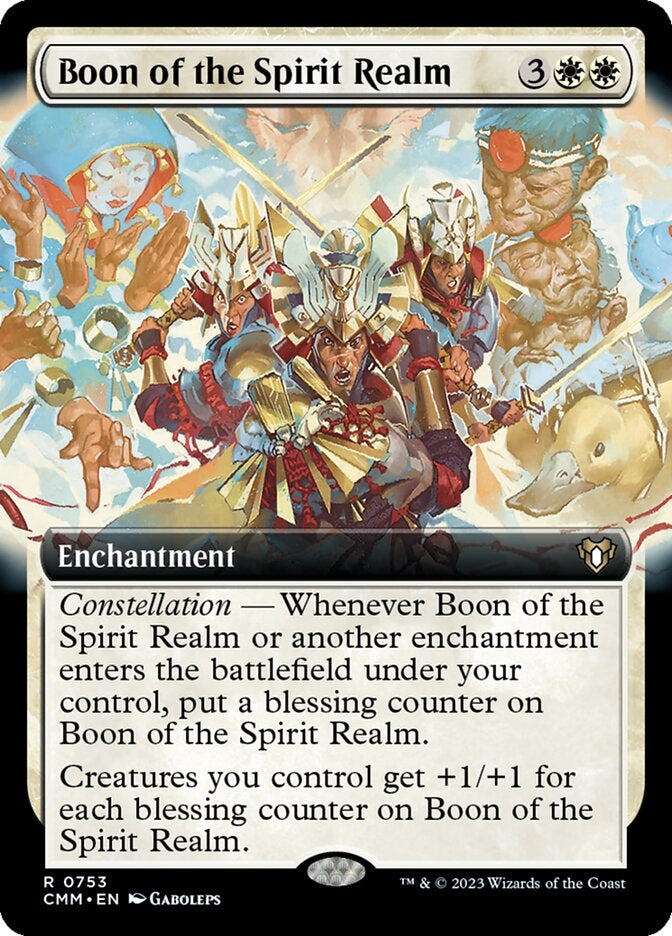 Boon of the Spirit Realm [#0753 Extended Art] (CMM-R)