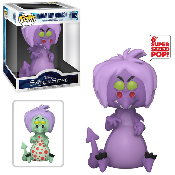 POP Figure (6 Inch): Disney Sword in the Stone #1102 - Mim as Dragon