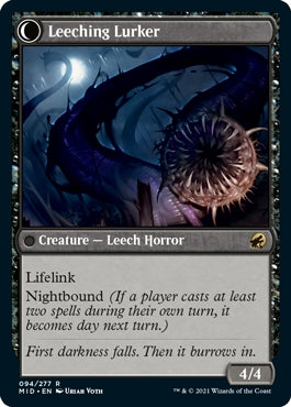 Curse of Leeches//Leeching Lurker (MID-R)