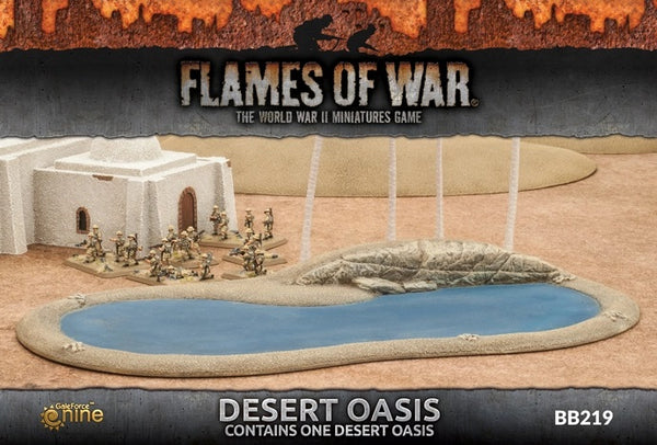 Flames of War: WWII: Battlefield in a Box (BB219) - Desert Oasis (Mid)