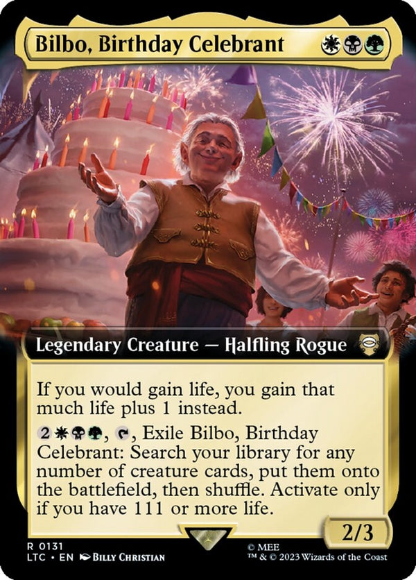 Bilbo, Birthday Celebrant [#0131 Extended Art] (LTC-R)